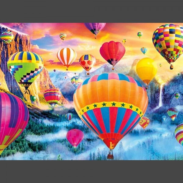Heissluftballon 15 Diamond Painting Diamant Malerei