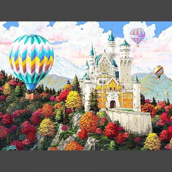 Heissluftballon 18 Diamond Painting Diamant Malerei