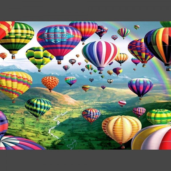 Heissluftballon 16 Diamond Painting Diamant Malerei
