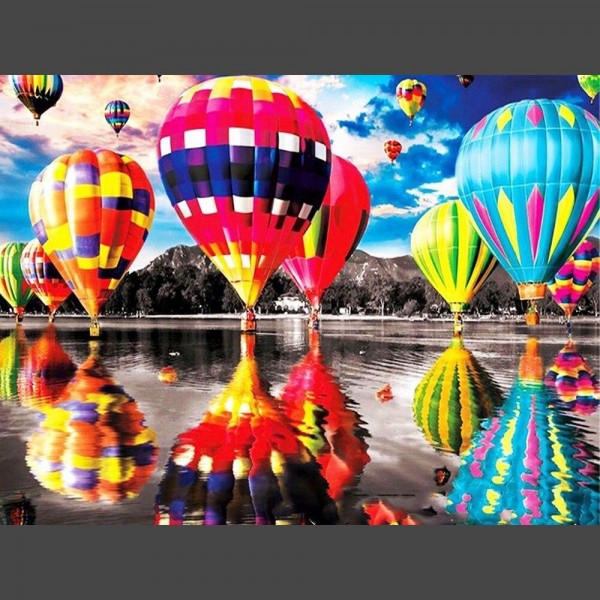 Heissluftballon 14 Diamond Painting Diamant Malerei