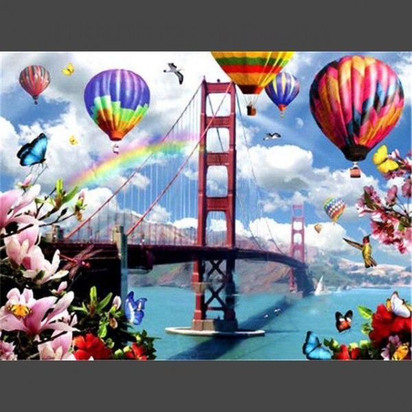 Heissluftballon 4 Diamond Painting Diamant Malerei