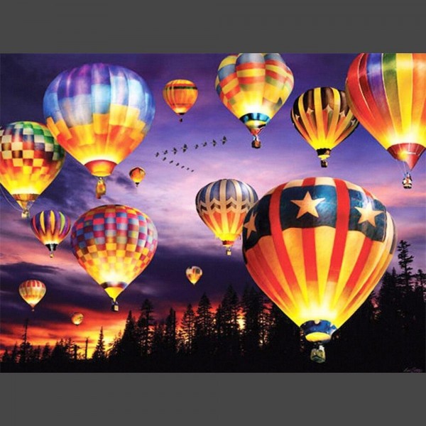 Heissluftballon 7 Diamond Painting Diamant Malerei
