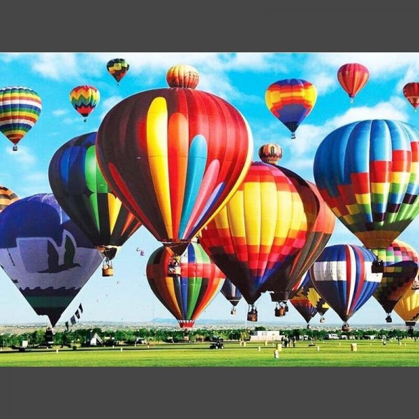 Heissluftballon 9 Diamond Painting Diamant Malerei