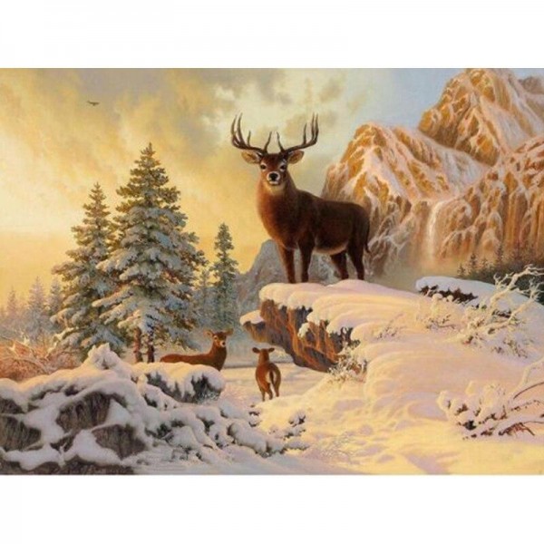 Hirsch - 1 Diamond Painting Diamant Malerei
