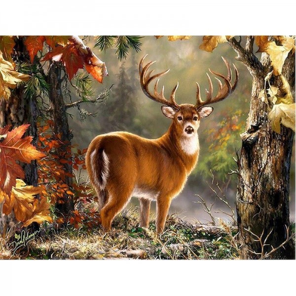 Hirsch - 3 Diamond Painting Diamant Malerei