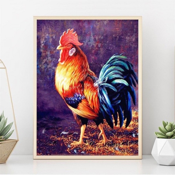 Hahn 1 Diamond Painting Diamant Malerei
