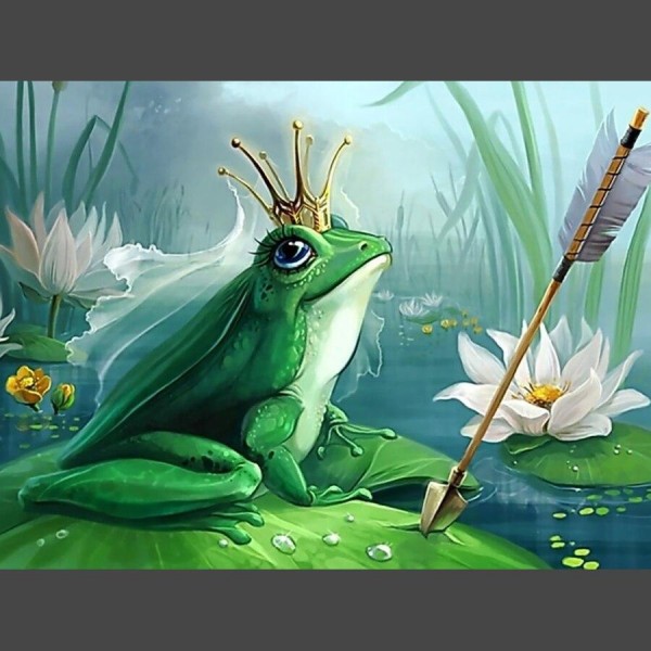 Frosch 8 Diamond Painting Diamant Malerei
