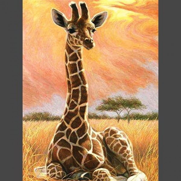 Giraffe - 15 Diamond Painting Diamant Malerei