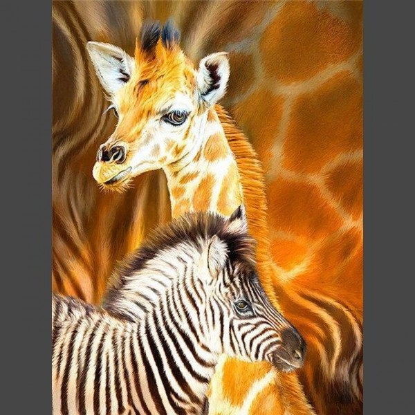 Giraffe - 12 Diamond Painting Diamant Malerei