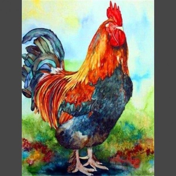 Hahn 7 Diamond Painting Diamant Malerei