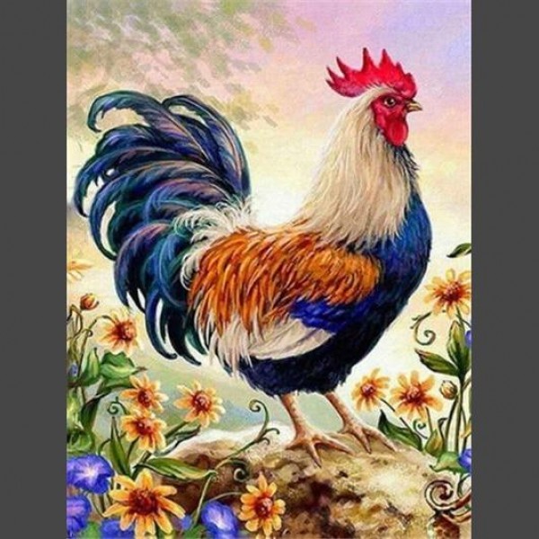Hahn 8 Diamond Painting Diamant Malerei