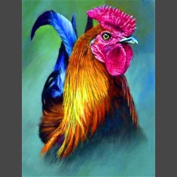Hahn 3 Diamond Painting Diamant Malerei