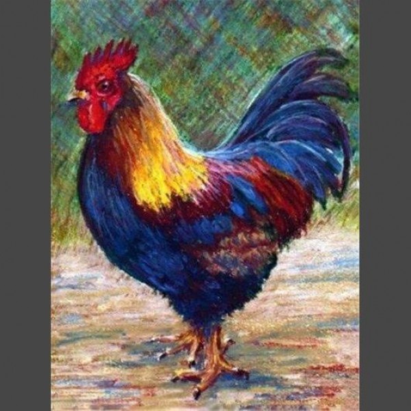 Hahn 5 Diamond Painting Diamant Malerei