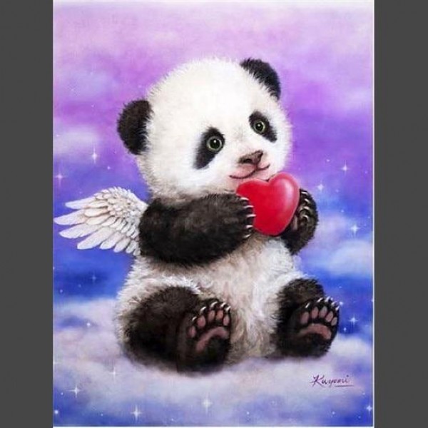 Panda 2 Diamond Painting Diamant Malerei