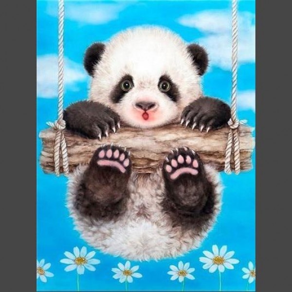 Panda 1 Diamond Painting Diamant Malerei