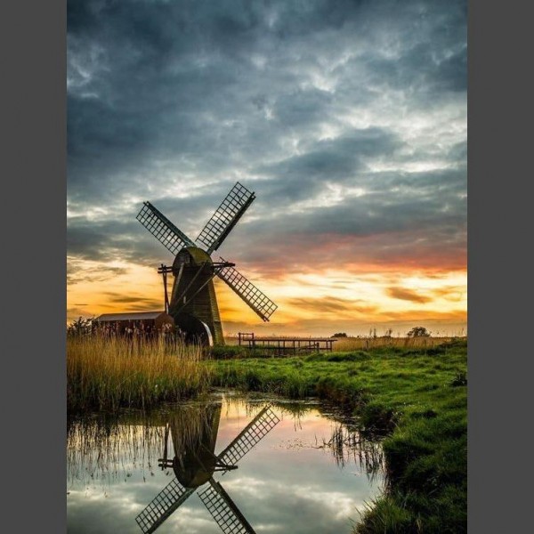 Windmühle 13 Diamond Painting Diamant Malerei