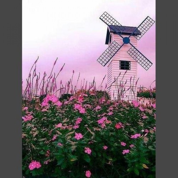 Windmühle 2 Diamond Painting Diamant Malerei