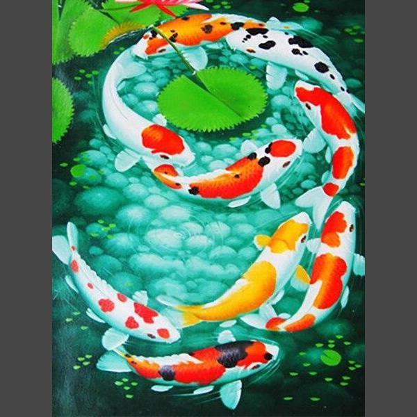 Fisch 9 Diamond Painting Diamant Malerei