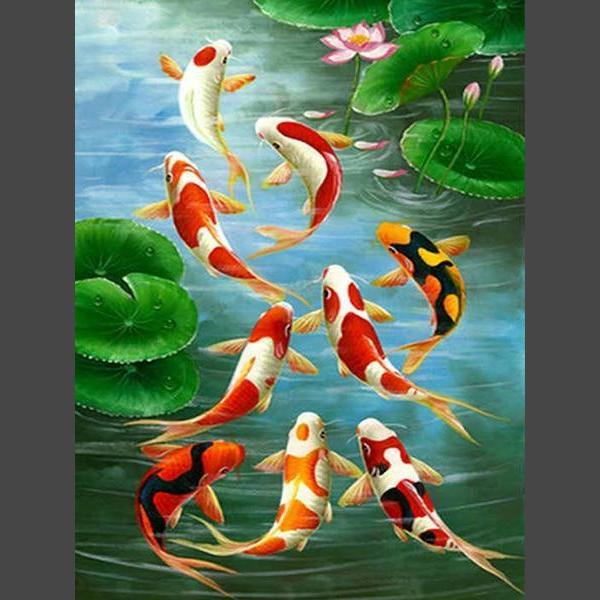 Fisch 6 Diamond Painting Diamant Malerei