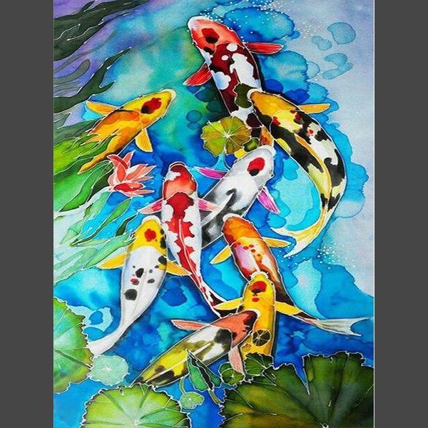 Fisch 1 Diamond Painting Diamant Malerei