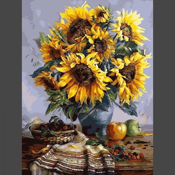 Sonnenblume Gemälde Diamond Painting Diamant Malerei