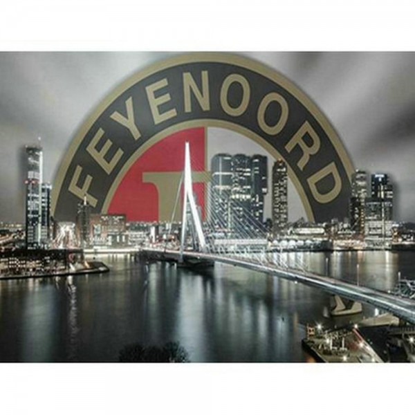 Feyenoord Brücke Diamond Painting Diamant Malerei