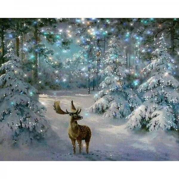 Hirsch - 22 Diamond Painting Diamant Malerei