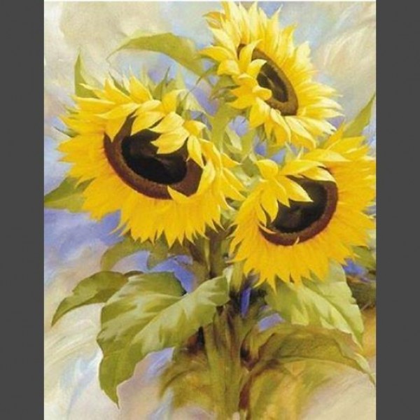 3 Sonnenblume Diamond Painting Diamant Malerei