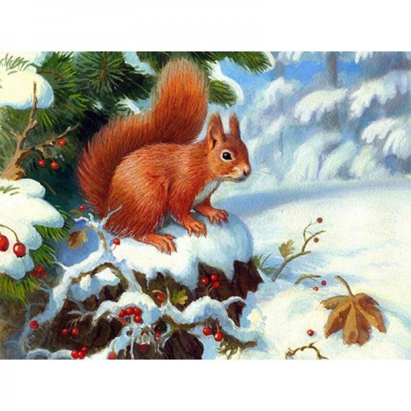 Eichhörnchen 3 Diamond Painting Diamant Malerei