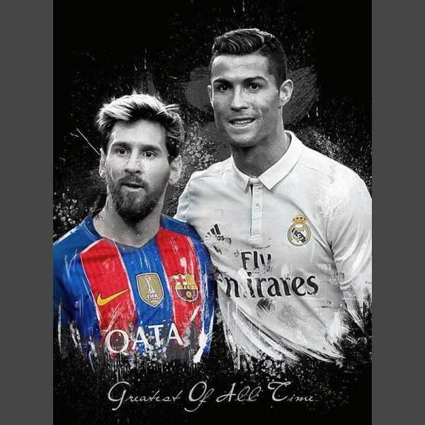 CR7 & Messi Diamond Painting Diamant Malerei