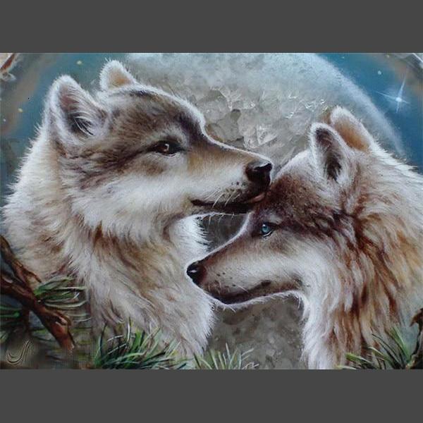 Wolf 2 Diamond Painting Diamant Malerei