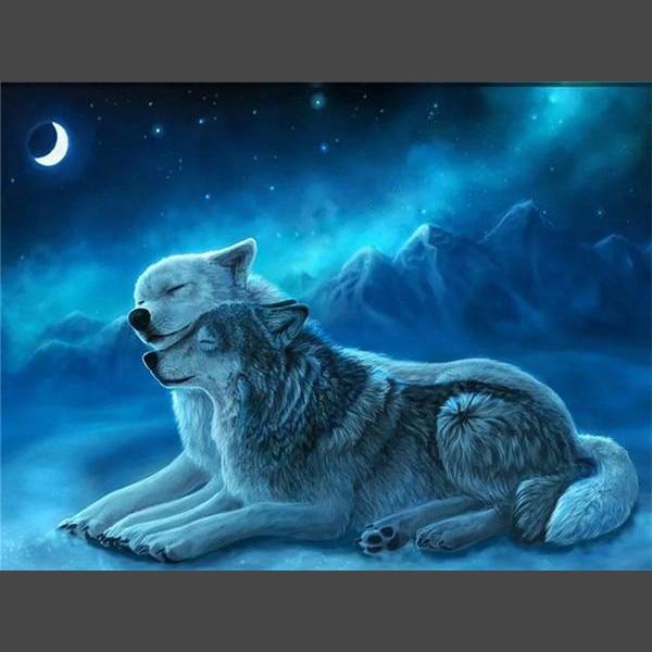 Wolf 3 Diamond Painting Diamant Malerei