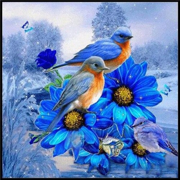 Eisvogel Diamond Painting Diamant Malerei 4SA121
