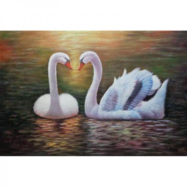 Schwan 21 Diamond Painting Diamant Malerei