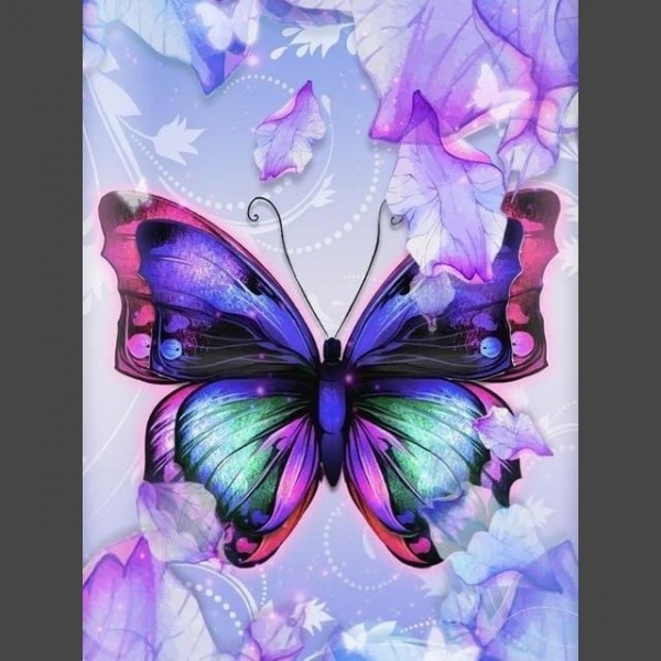 Schmetterling 15 Diamond Painting Diamant Malerei