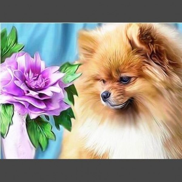 Hund - 23 Diamond Painting Diamant Malerei