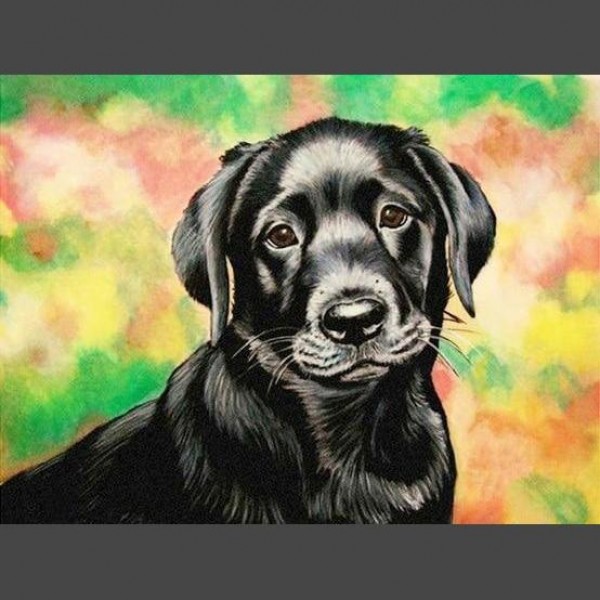 Hund - 1 Diamond Painting Diamant Malerei
