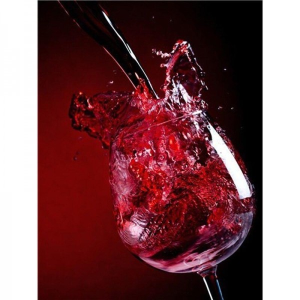 Wein 5 Diamond Painting Diamant Malerei