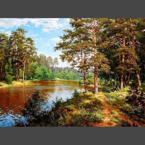 Landschaft 22 Diamond Painting Diamant Malerei