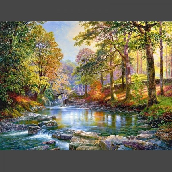 Landschaft 21 Diamond Painting Diamant Malerei