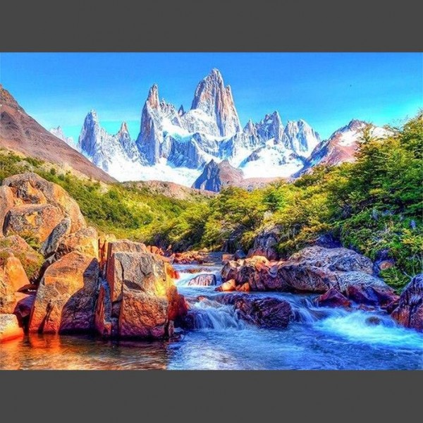 Landschaft 13 Diamond Painting Diamant Malerei