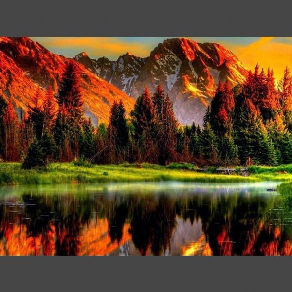 Landschaft 15 Diamond Painting Diamant Malerei
