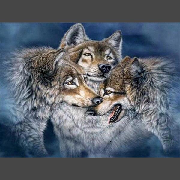 Fantasie Wolf Diamond Painting Diamant Malerei