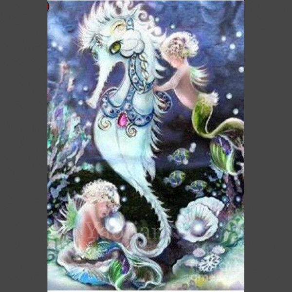 Seepfärdchen Diamond Painting Diamant Malerei