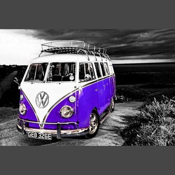 VW Bulli 14 Diamond Painting Diamant Malerei