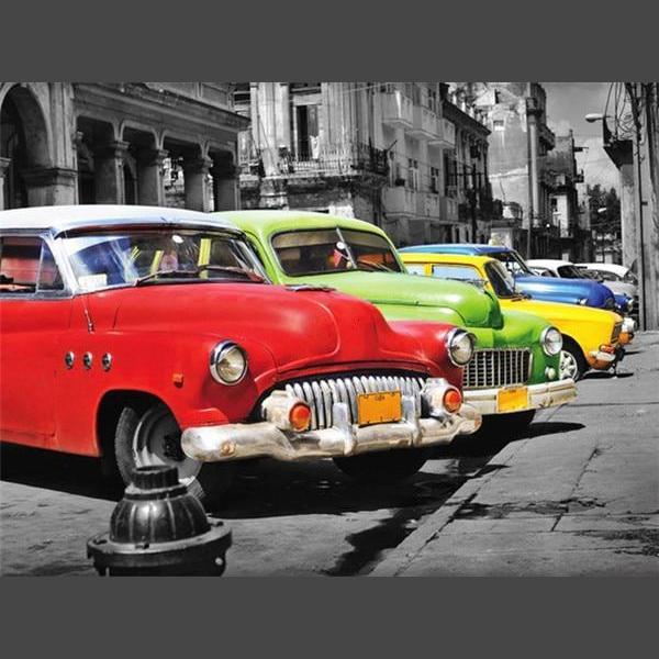Oldtimer Autos Diamond Painting Diamant Malerei