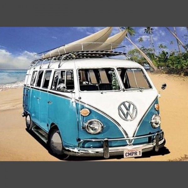 VW Bulli 16 Diamond Painting Diamant Malerei