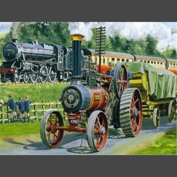 Lokomotive 8 Diamond Painting Diamant Malerei