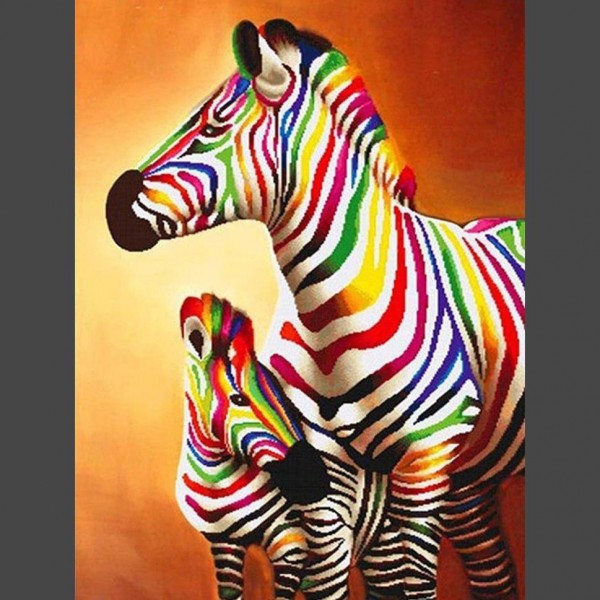 Zebra 9 Diamond Painting Diamant Malerei
