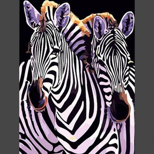 Zebra 8 Diamond Painting Diamant Malerei